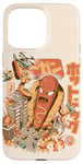 Coque pour iPhone 15 Pro Max Super Hot Dog Monster Food Japanese City Kawaii Hot Dog