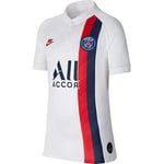 Nike PSG Breathe Stadium Maillot 3R d'équipe Mixte Enfant, White/University Red, FR (Taille Fabricant : XS)