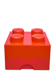 Lego Storage Brick 4 Home Kids Decor Storage Storage Boxes Red LEGO STORAGE