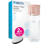 BRITA Model Vital Water Filter Bottle - Apricot