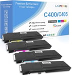 4 Couleurs Cartouches de Toner Compatible (Noir Cyan Magenta Jaune) Très Haut rendement 10500 Pages pour Noir & 8000 Pages pour C M Y pour XEROX VersaLink C400 C400n C400dn C405 C405n C405dn MFP