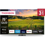 THOMSON - TV QLED 75QG5C14 - 75" (190 cm) - 4K UHD 3840x2160 - HDR 10 - Google TV - 2xHDMI 2.1 + 2xHDMI 2.0