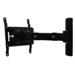 B-Tech Single Arm Flat Screen Monitor Wall Mount Tilt & Swivel BT7514-PRO/PB