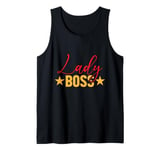 Motivational - Girl Just Want To Be The Boss - Lady Boss Tank Top