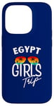 Coque pour iPhone 14 Pro Egypt Girls Trip Travel Vacation Femme Égypte