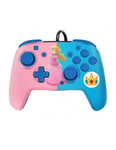 PDP Faceoff Deluxe Audio Wired Controller Peach Licensed Switch