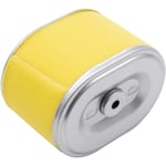 Vhbw - Filtre de rechange avec préfiltre compatible avec Zipper zi-rpe 90, zi-rpe 60 tondeuse à gazon - 10 x 7,4 x 6,9cm argenté/jaune