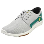 Etnies Homme Scout Chaussure de Skate, Gris Clair et Jaune, 40 EU