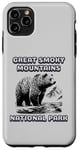 Coque pour iPhone 11 Pro Max Vacances avec des ours dans le parc national des Great Smoky Mountains