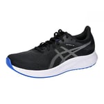 ASICS Men's Patriot 13 Sneaker, Black/Pure Silver, 6 UK