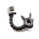 CNYO® Universal Réglable Cou + Jaws Flex support de Bras Mont Pour Gopro Hero 1 2 3 3 + 4 5 6 SJcam SJ4000 Xiaoyi Caméra Accessoires F3038