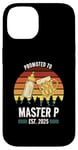 Coque pour iPhone 14 Funny New Grandpa Design - Promoted to Master P 2025