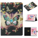 iPad 10.2" 2021/2020/2019 fodral med tryck - Butterflies Butterflies