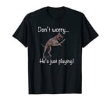 Funny fierce zombie dog walking Halloween Apocalypse T-Shirt