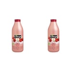 Cottage Gel Douche & Bain Lait Hydratant 97% d'Ingrédients d'Origine Naturelle, 750ml -Fabriqué en France - Pomme d'Amour (Lot de 2)