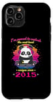 Coque pour iPhone 11 Pro Né en 2015 Anniversaire Fun Panda Gaming Unlock The Next Level