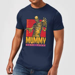 T-Shirt Homme La Momie Rétro - Universal Monsters - Bleu Marine - XXL