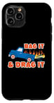 Coque pour iPhone 11 Pro Mini camion traînant Bagging Lowrider Custom Truck Car Show