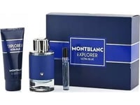 Mont Blanc Mont Blanc Set (Explorer Ultra Blue Edp/S 100Ml + Travel Spray 7,5Ml + Shower Gel 100Ml)