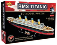 Cheatwell Games - BYO Large Scale 3D Puzzle of The Titanic - Model Kits Ship, Jigsaw Family Puzzles and Cruise Ship 3-D Puzzles Gifts for Kids and Adults, 113 Pieces