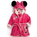 Barn Baby Musse Pigg Huva Morgonrock i fleece Tecknad Djur Nattkläder 1-6 år Rose Red 3-4 Years