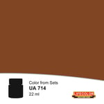 UA714 bois couleur base chaude peinture acrylique 22 ml -