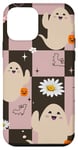 Coque pour iPhone 12 mini Coque Halloween Coquette rose pour fantôme d'Halloween