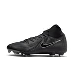 Nike Homme Phantom Luna II Academy FG/MG Football Soccer Shoe, Black/Black, 46 EU