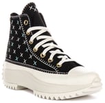 Converse A08733C Chuck Taylor High Top Womens Trainer In Black Gold UK 3.5 - 5.5