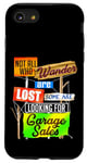 Coque pour iPhone SE (2020) / 7 / 8 Chemise de vente de garage Not All Who Wonder Are Lost Thrifter