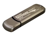 Kanguru Encrypted Defender 3000 - Usb Flash-Enhet - Krypterat - 256 Gb - Usb 3.2 Gen 1 - Fips 140-2 Level 3 - Taa-Kompatibel