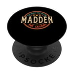 Madden The Man The Myth The Legend Vintage Personnalisé PopSockets PopGrip Interchangeable