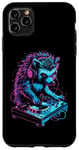 iPhone 11 Pro Max Cute Hedgehog DJ Colorful DJ hedgehog Music mixer Case