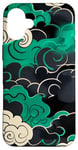 Coque pour iPhone 16 Plus Bleu sarcelle Aqua Above The Clouds Teal Aqua Graphic