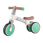 Hape Outdoor Draisienne 3 Roues Bébé Verte - Enfant 18 Mois et Plus - Pour l'Équilibre, la Coordination et la Motricité - Cadre Léger en Aluminium, Siège Ergonomique & Réglable - Direction à 60°