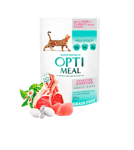 Optimeal Cat Adult Grain Free Sensitive Digestion Lamb & Turkey Filet In Sauce 12 x 85 g