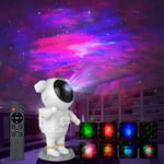 NinTaBro Star Projector, Astronaut Space Warrior Galaxy Night Light, Starry Nebula Ceiling Projection Lamp with Timer, Remote Control，Bedroom Decor Aesthetics