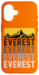 Coque pour iPhone 16 High Peak Everest Mountain Expedition Cool Hiking Outfit