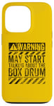 iPhone 13 Pro Funny Warning Sign May Start Talking About Box Drum Case