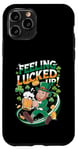 Coque pour iPhone 11 Pro Se sentir chancé pour la Saint-Patrick