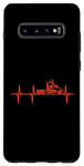 Coque pour Galaxy S10+ Trucker Heartbeat Truck Driver Heartbeat