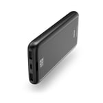 Hama Performance 10 - Batterie Externe [Power Bank 10 000mAh] [Batterie Portable USB C Fast Charge] Compatible avec Les iPhones Samsung et Bien Plus - Gris Anthracite