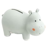 LE MONDE DES ANIMAUX Petite Tirelire Hippopotame Gris CD154506 Taille Unique Multicolore