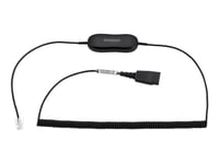 Jabra Gn1218 Ac Attenuation - Headset-Kabel - Snabburkoppling Kontakt - 2 M - För Cisco Ip Phone 78Xx, 88Xx  Biz 1500, 2300, 2400