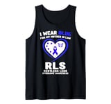 I Wear Blue for My Mother in Law RLS Restless Legs Syndrome Tank Top