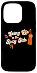 iPhone 14 Pro Spicy Food Hot Chili Sauce Red Pepper Jalapeno Foodie Case