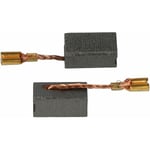 2x balais de charbon 13 x 6,5 x 8 mm compatible avec Bosch gws 7-125 et, gws 7-125 t outil électrique, meuleuse d'angle, outil multifonction - Vhbw