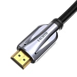 VENTION HDMI 2.1 cable Ultra HD 48Gbps High Speed 8K@60HZ 4K@120HZ HDR10+ HDCP 2.2 Lead eARC Dolby Vision Nylon Braided Compatible with TV Xbox One Roku Switch Monitor Blu-ray PS4/PS5 Laptop(2m)