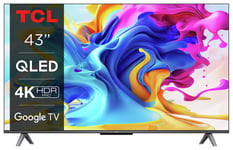 TCL 43 Inch 43C645K Smart 4K Ultra HD HDR QLED Android TV