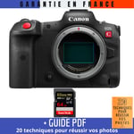 Canon EOS R5 C Nu + 1 SanDisk 64GB Extreme PRO UHS-II SDXC 300 MB/s + Guide PDF ""20 TECHNIQUES POUR RÉUSSIR VOS PHOTOS